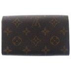 Louis Vuitton Porte Monet Billets Tresor Compact Wallet Bifold Brown — view 2