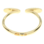 Fendi Fi Ro Ring Rhinestone Gold — view 2