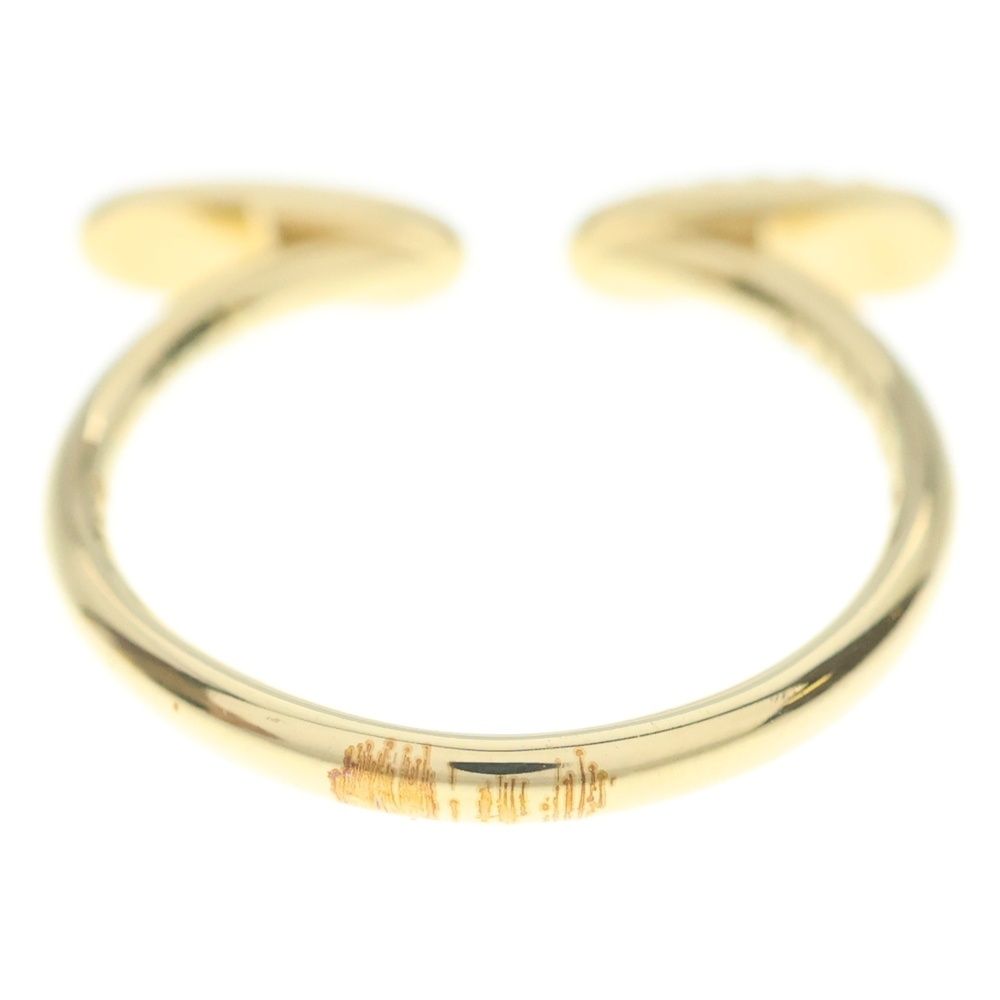 Fendi Fi Ro Ring Rhinestone Gold — view 2