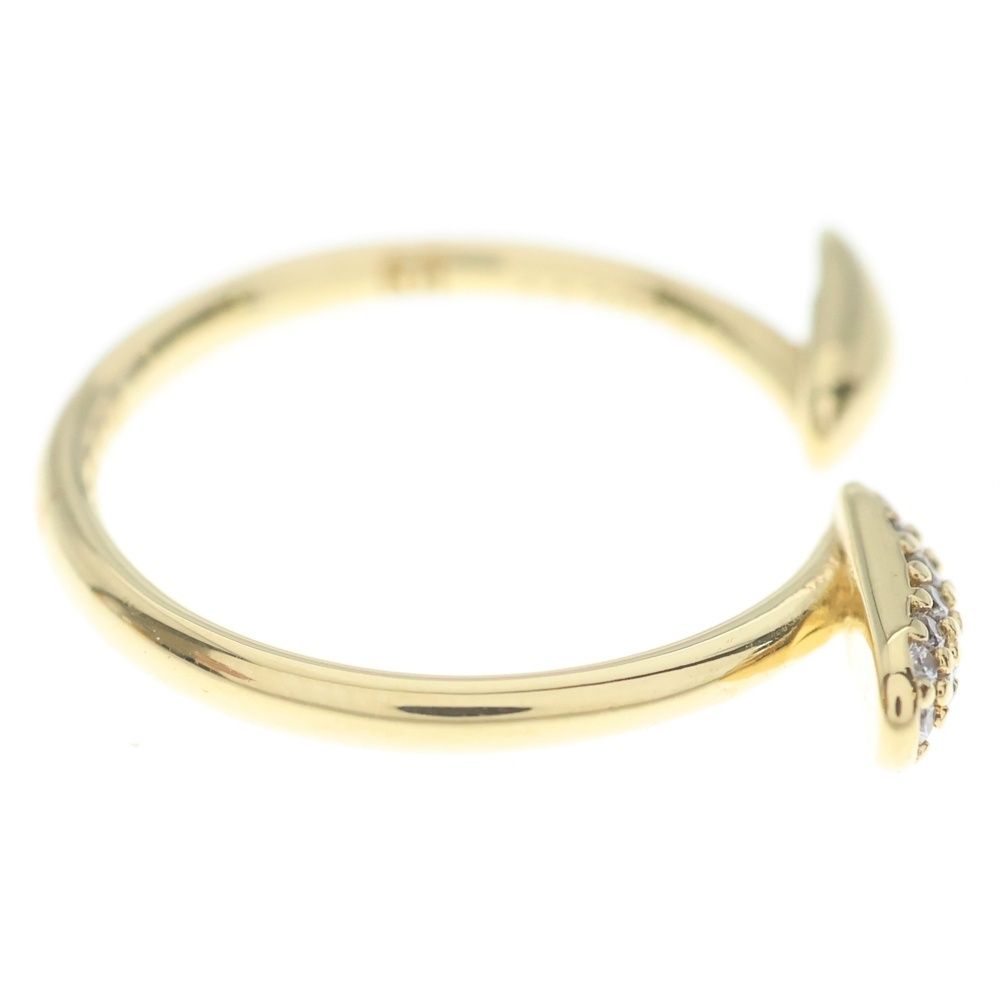 Fendi Fi Ro Ring Rhinestone Gold — view 3
