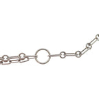 Hermes Alpha Kelly Long Necklace Silver — view 4