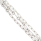 Hermes Alpha Kelly Long Necklace Silver — view 5
