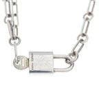 Hermes Alpha Kelly Long Necklace Silver — view 3