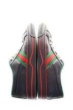 Gucci Tennis Leather Black Sneakers Sherry Line — view 4