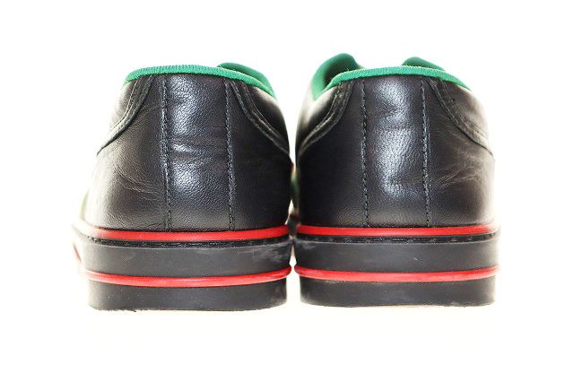 Gucci Tennis Leather Black Sneakers Sherry Line — view 6