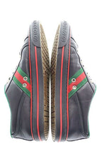Gucci Tennis Leather Black Sneakers Sherry Line — view 3