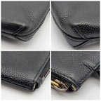 Gucci Interlocking GG Sherry Line Leather Black Clutch — view 3