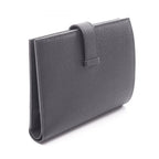 Hermes Bifold Wallet Bearn Compact Black Leather — view 2