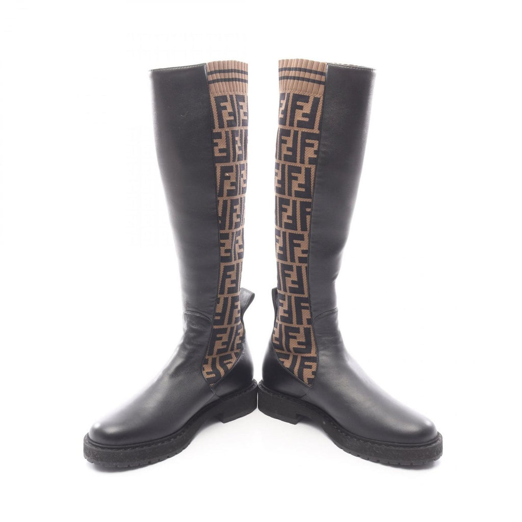 Fendi Boots Zucca Long Leather — view 3