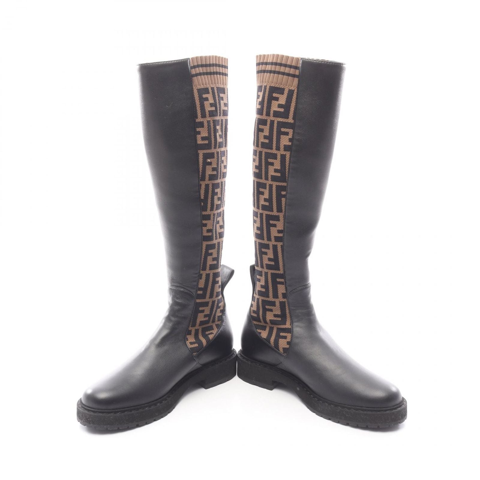 Fendi Boots Zucca Long Leather — view 3