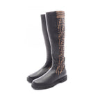 Fendi Boots Zucca Long Leather