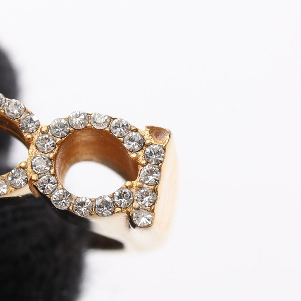 Gucci Ring Logo Rhinestone Gold