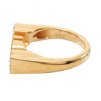 Gucci Ring Logo Rhinestone Gold