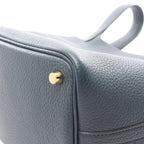 Hermes Handbag Picotin Lock PM Veil Cipre Leather Cipress — view 6