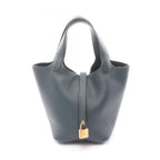 Hermes Handbag Picotin Lock PM Veil Cipre Leather Cipress