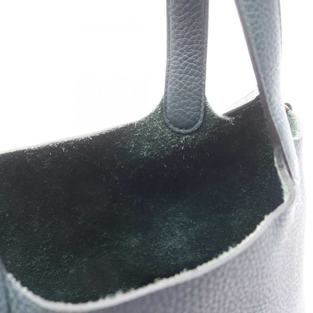 Hermes Handbag Picotin Lock PM Veil Cipre Leather Cipress — view 7