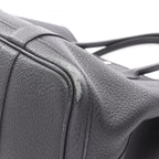 Hermes Tote Garden Party PM Black Leather Calfskin — view 7
