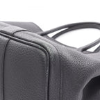 Hermes Tote Garden Party PM Black Leather Calfskin — view 9