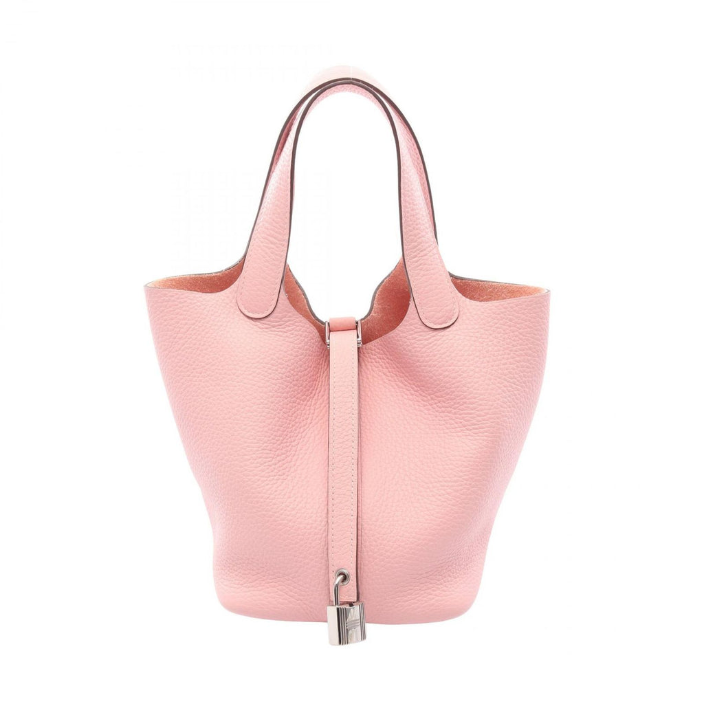 Hermes Handbag Picotin Lock PM Rose Sakura Leather