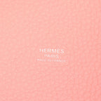 Hermes Handbag Picotin Lock PM Rose Sakura Leather — view 4