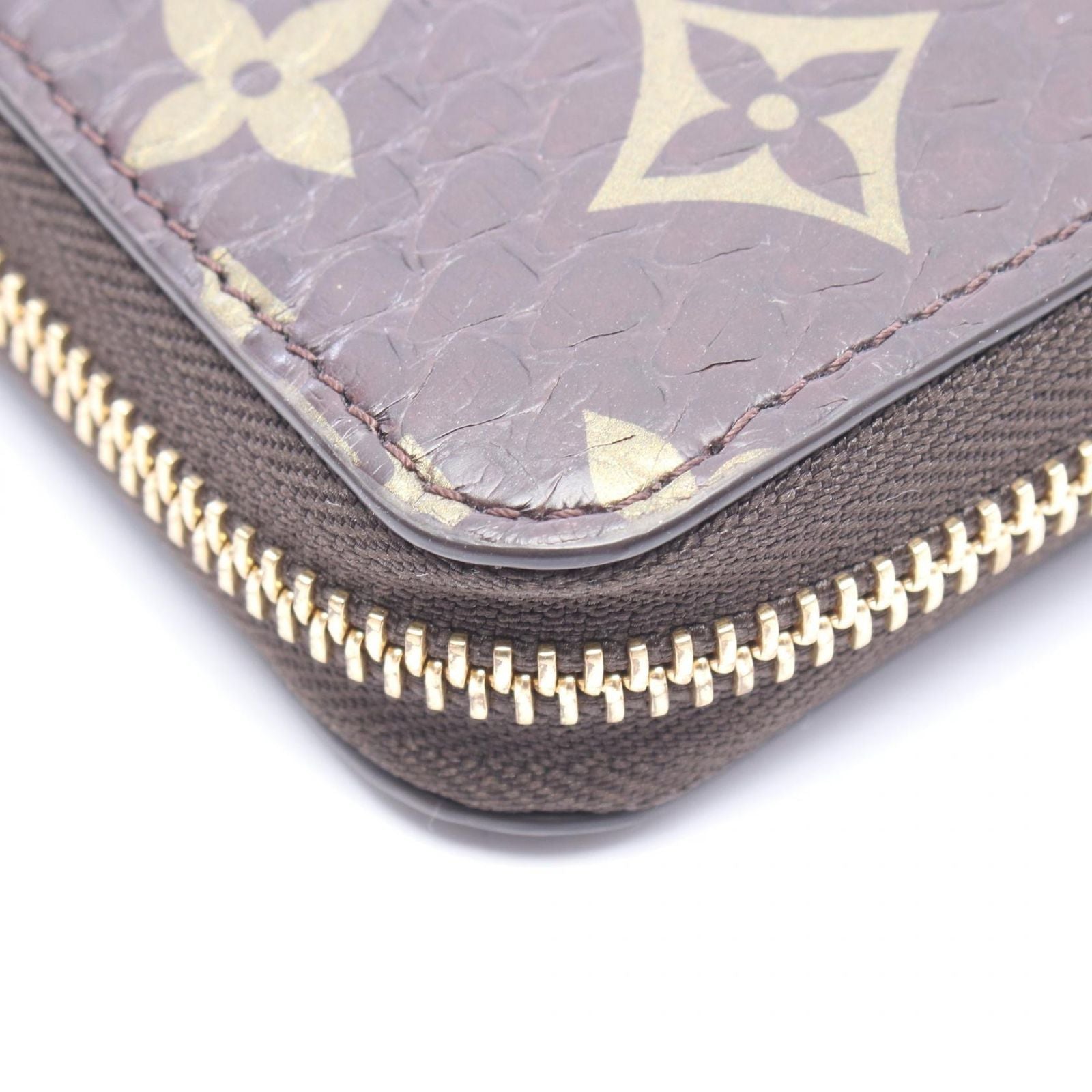 Louis Vuitton Round Wallet Zippy Monogram Exotic Cles — view 7