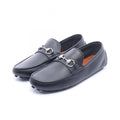 Gucci Casual Shoes Horsebit Black Leather