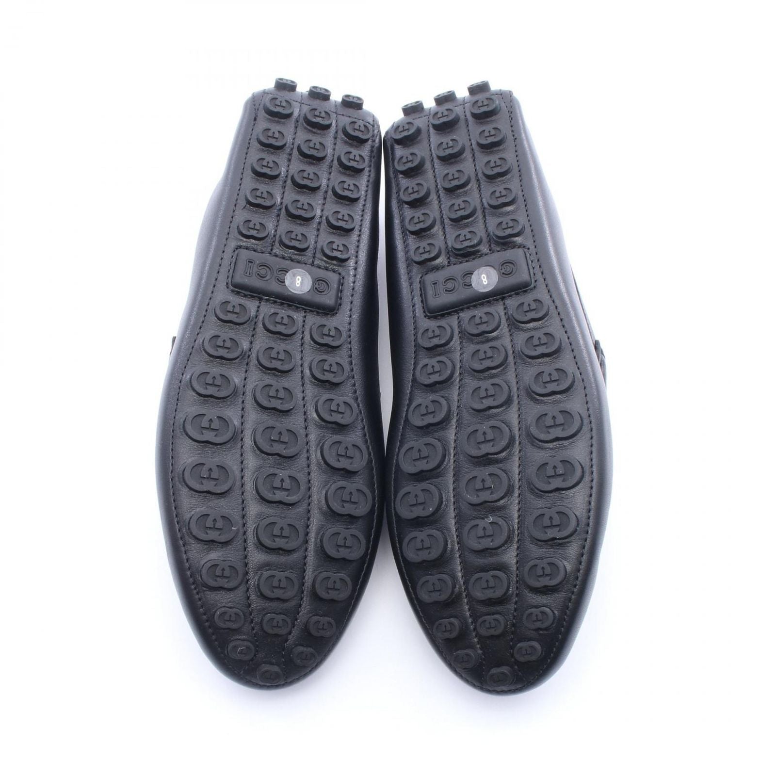 Gucci Casual Shoes Horsebit Black Leather — view 4