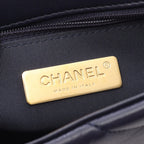Chanel Shoulder Bag 19 D'isneuf Quilted 2-Way Navy Lambskin 19 Chain — view 4