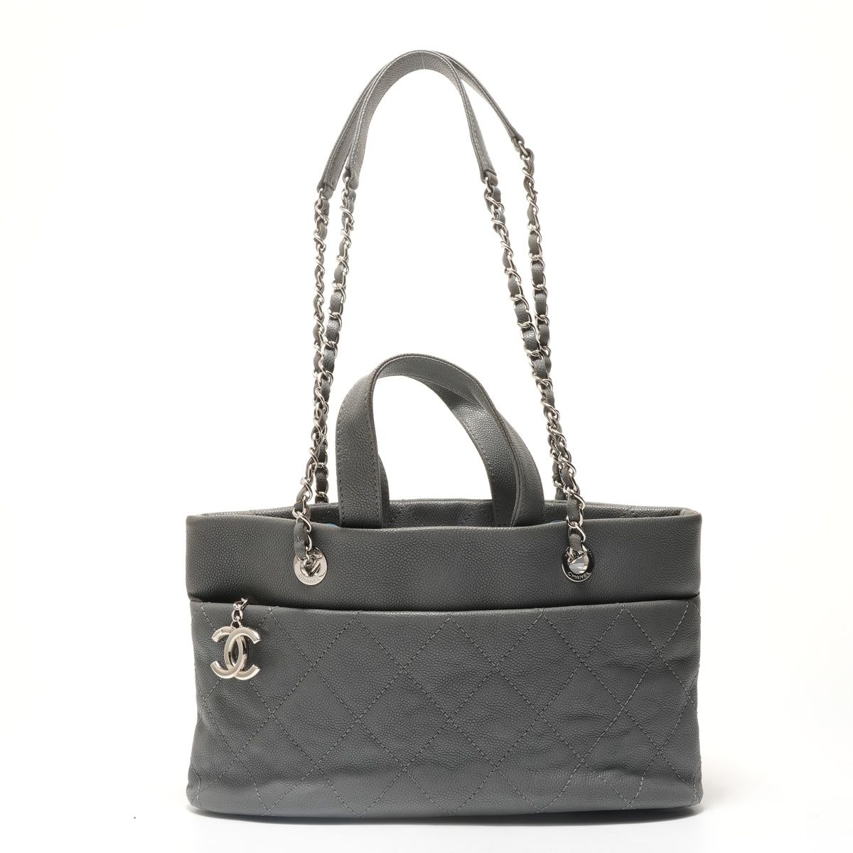 Chanel Shoulder Bag Caviar Quilted CC Logo