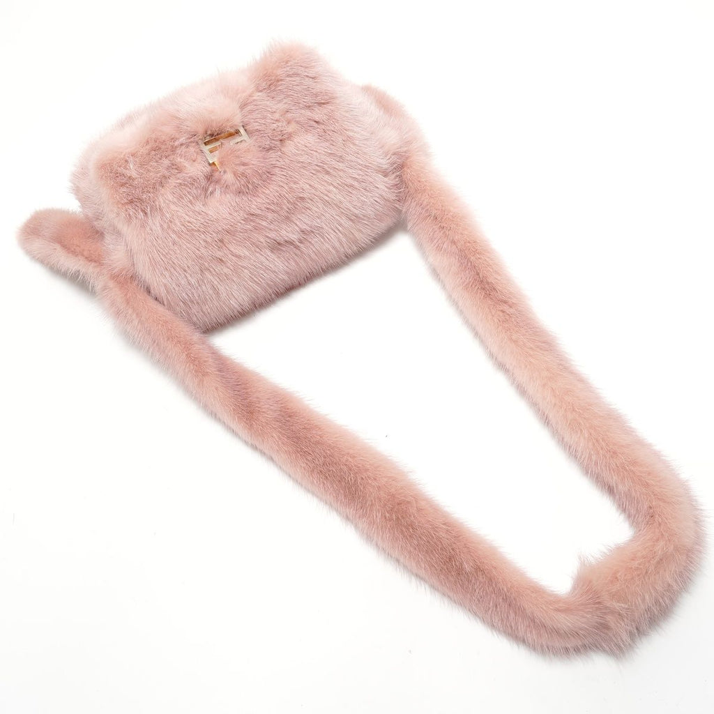 Fendi Shoulder Bag Rabbit Fur — view 8
