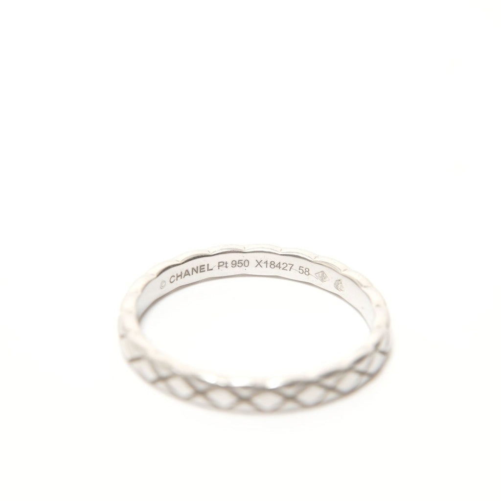 Chanel Ring Platinum Coco