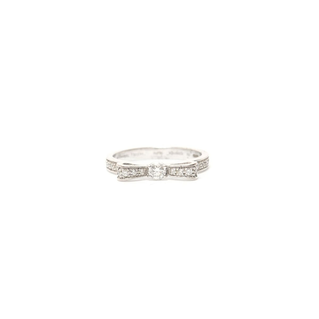 Chanel Ring Ribbon Silver