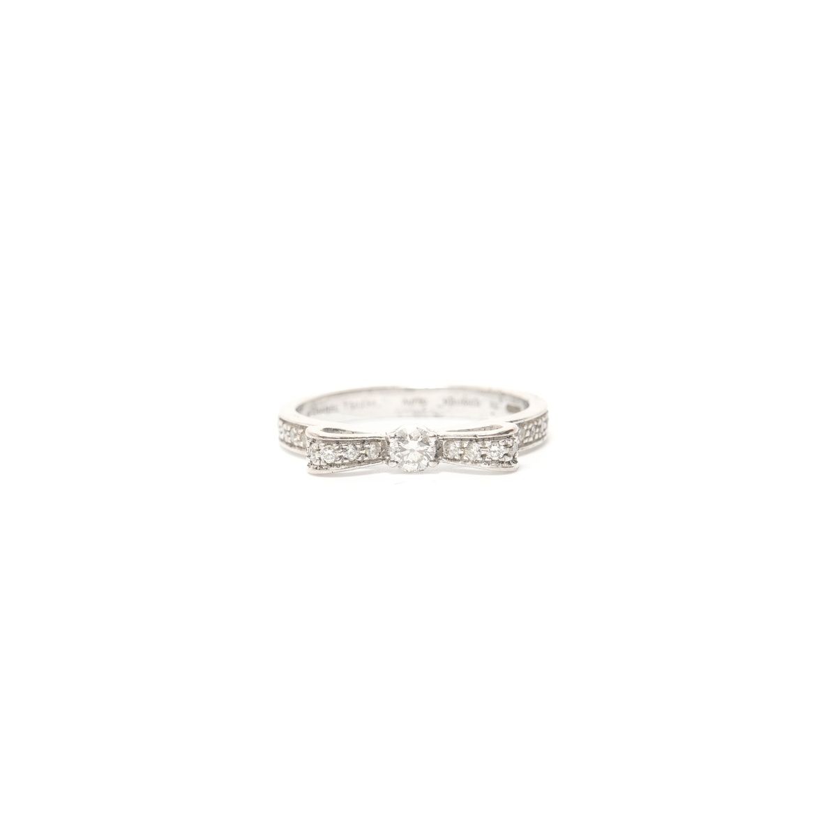 Chanel Ring Ribbon Silver