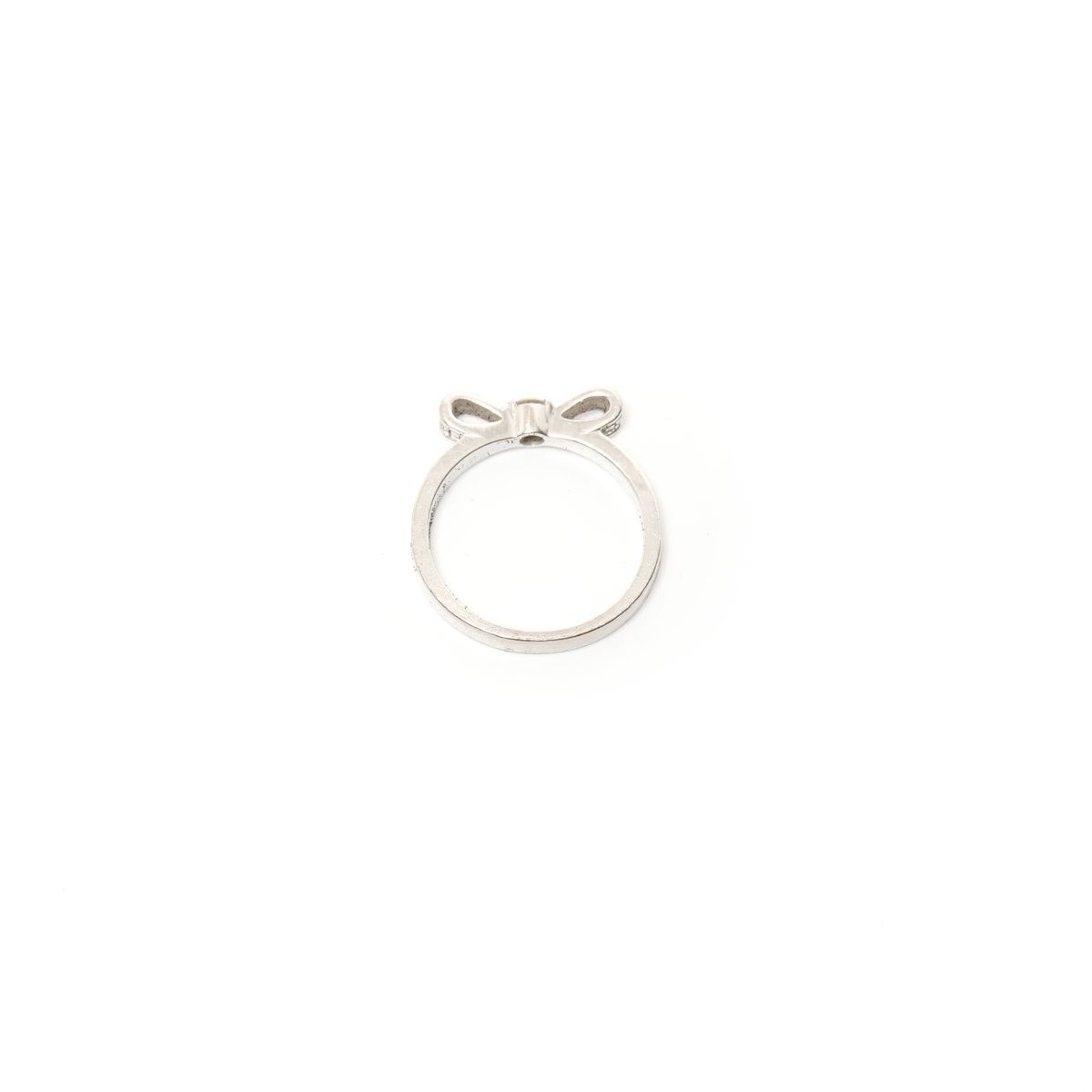 Chanel Ring Ribbon Silver