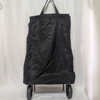 Prada Foldable Travel Bag Suitcase Nylon Tessuto Black 2 Wheels — view 2
