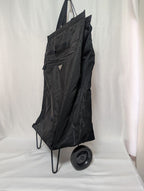 Prada Foldable Travel Bag Suitcase Nylon Tessuto Black 2 Wheels — view 3