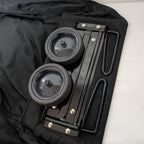 Prada Foldable Travel Bag Suitcase Nylon Tessuto Black 2 Wheels — view 5