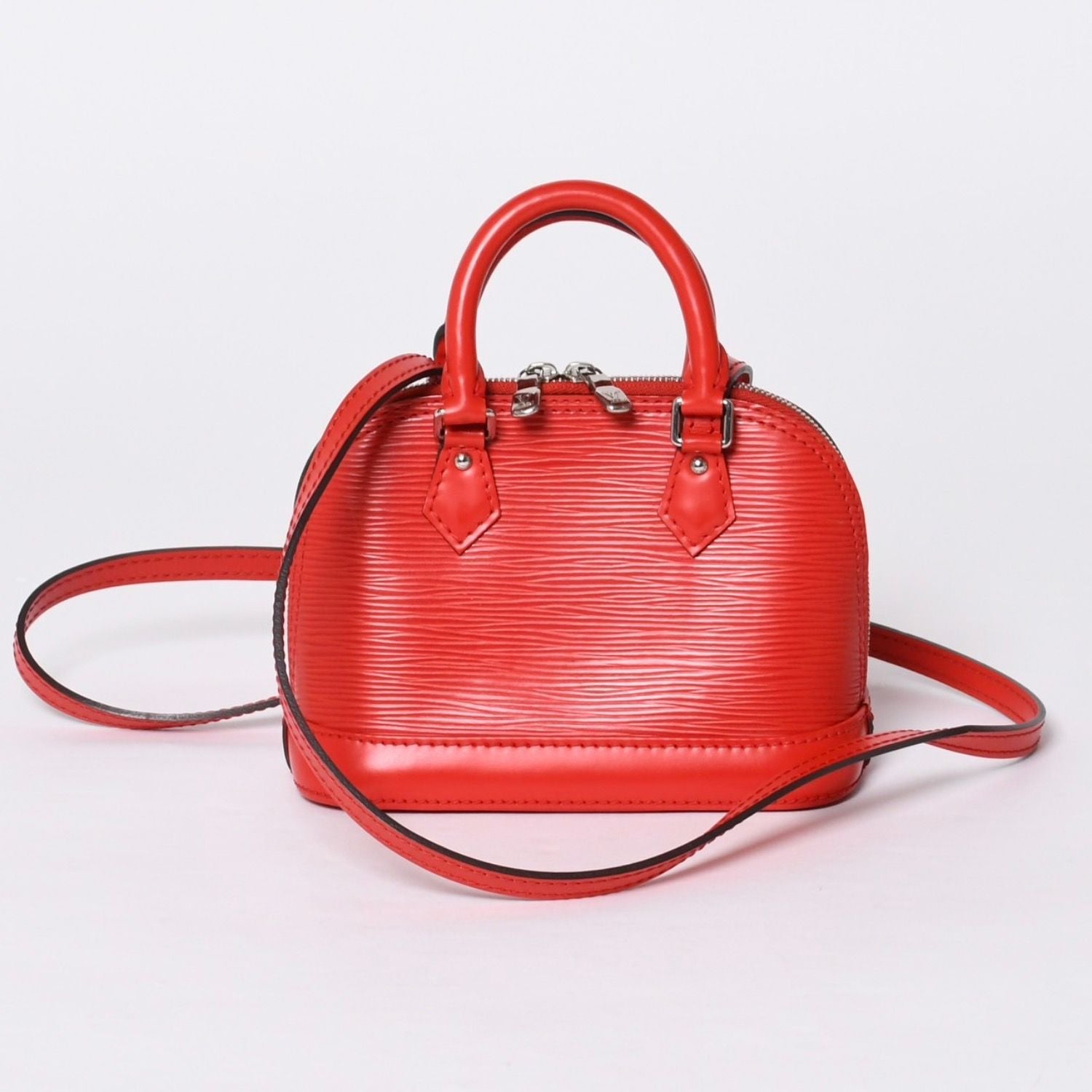 Louis Vuitton Nano Alma Shoulder Bag Epi Leather Castilian