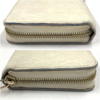 Louis Vuitton Monogram Empreinte Zippy Wallet Zipper White — view 5