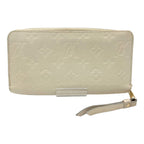 Louis Vuitton Monogram Empreinte Zippy Wallet Zipper White — view 2