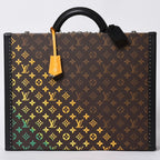 Louis Vuitton Special Order Trunk Case 45 President Monogram Illusion Brown