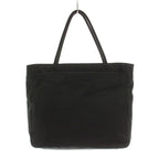 Prada Tote Nylon Triangle Logo Black KU