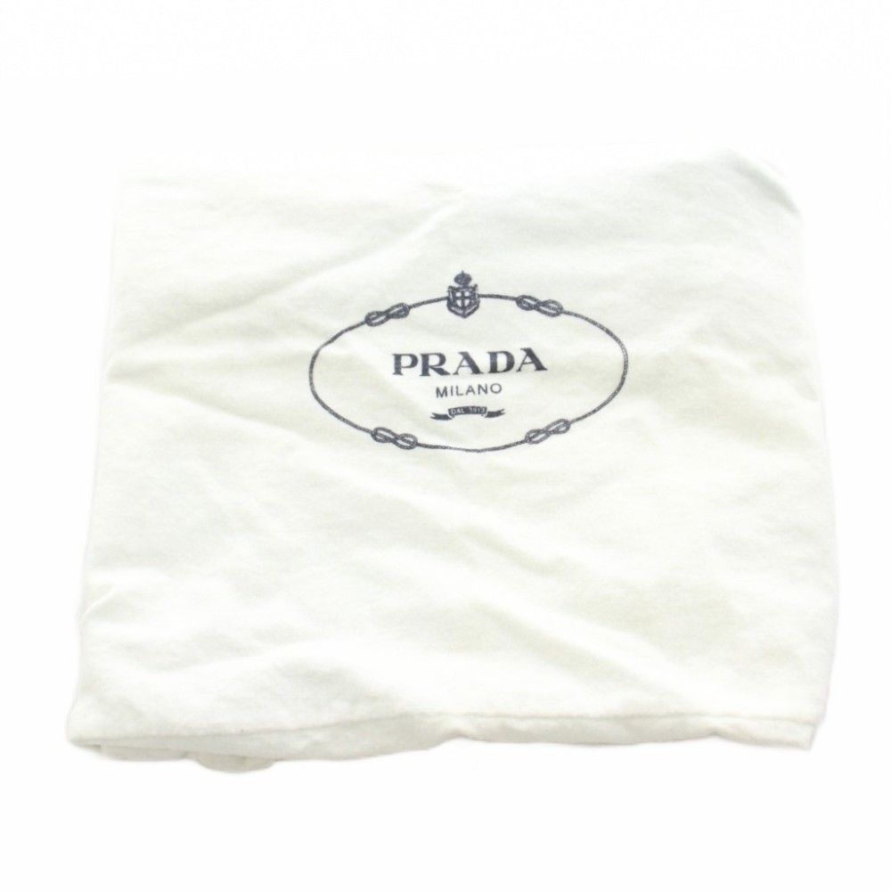 Prada Tote Nylon Triangle Logo Black KU — view 7