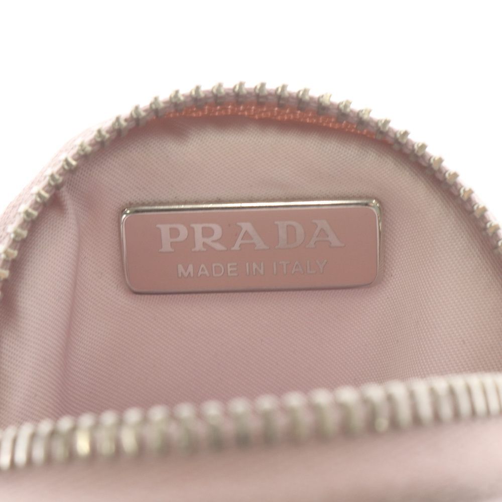 Prada Triangle Logo Shoulder Bag Nylon Pink — view 3