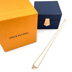 Louis Vuitton Pendentif Idyll Blossom LV Diamond Clear Pink Gold Necklace — view 8
