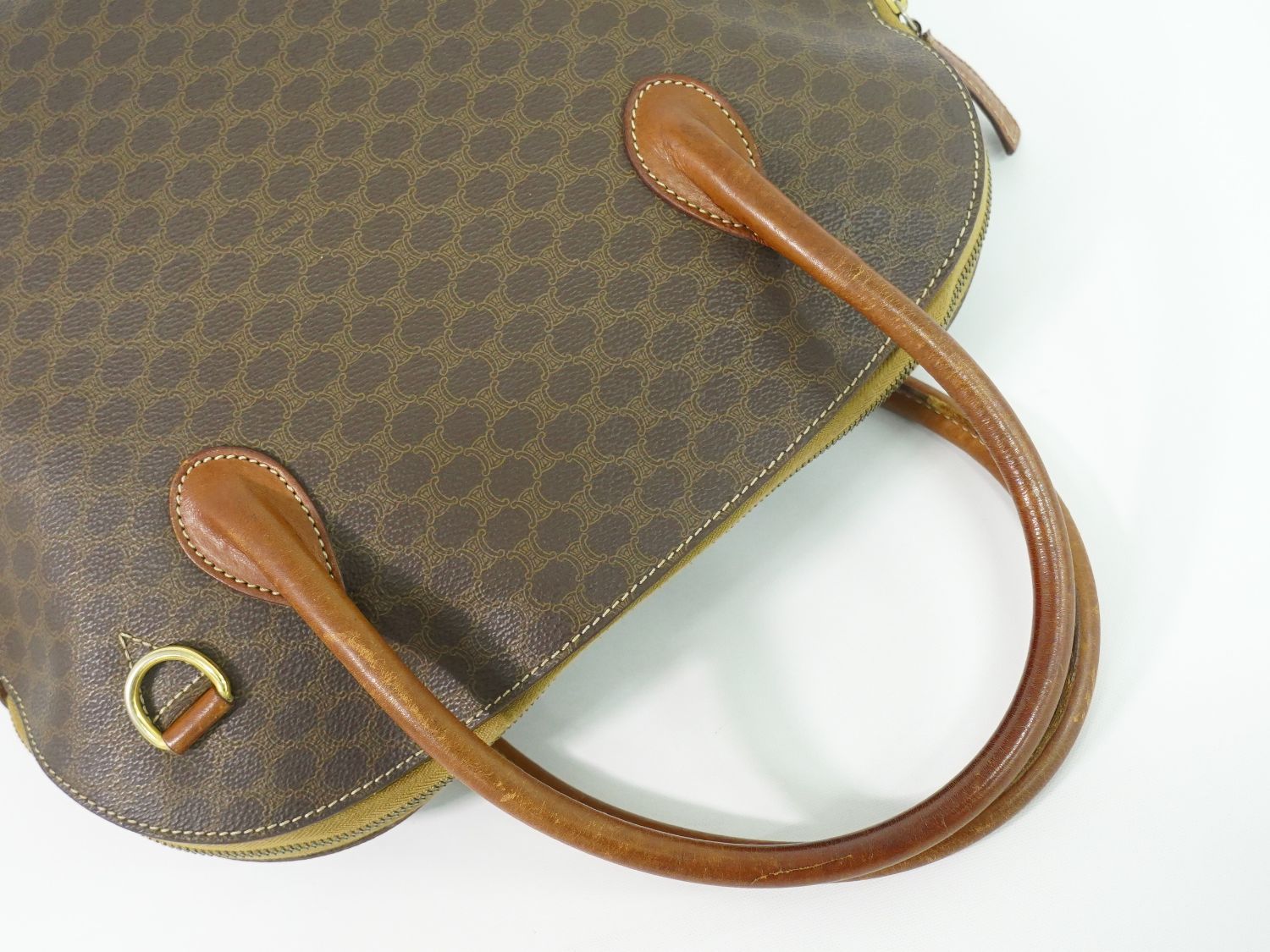 Celine Macadam Handbag Brown Bag — view 4
