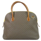Celine Macadam Handbag Brown Bag