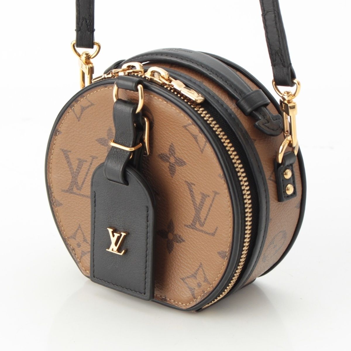 Louis Vuitton Monogram Reverse Mini Boite Chapeau Shoulder Bag Reactive Brown — view 2