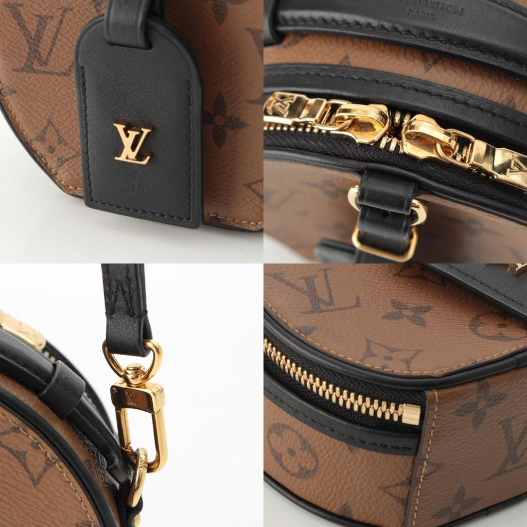 Louis Vuitton Monogram Reverse Mini Boite Chapeau Shoulder Bag Reactive Brown — view 9