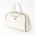 Prada Adidas City Calfskin Leather World Limited 700 Pieces Logo Boston Bag — view 2